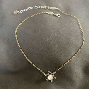 Sabika 16 inch necklace with clear Austrian crystal star design